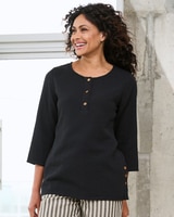 Easy Breezy Tunic - Black