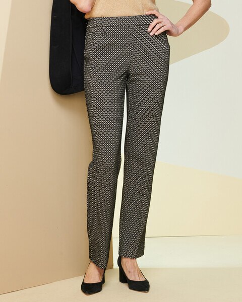 Diamond Jacquard Pants