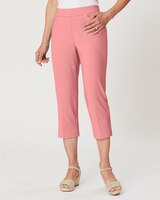 Slimtacular® Ultimate Fit Pull-On Capris - Peach Blossom