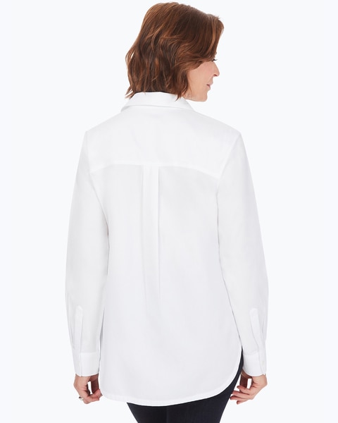 Foxcroft Boyfriend Long Sleeve Shirt