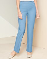 Slimtacular® Straight Leg Pull-On Pants - Blue Shadow