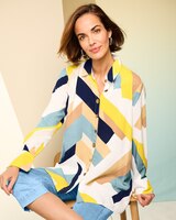 Sunrise Mixed Stripe Top - Multi