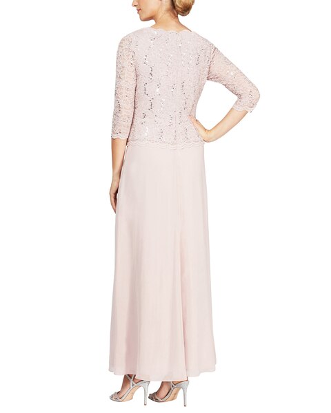 Long Lace Mock Dress 