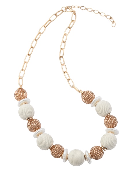 Beaded Bauble Necklace