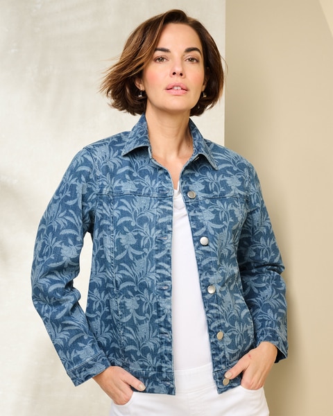 Printed Denim Jacket