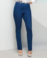 Slimtacular® Flex Fit Denim Skinny Jeans - Medium Indigo