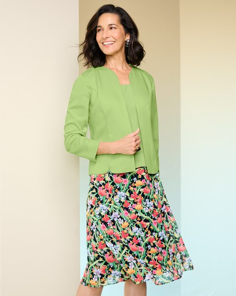 3-Piece Botanical Skirt Set