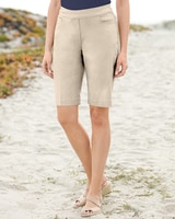 Slimtacular® Pull-On Shorts - New Khaki