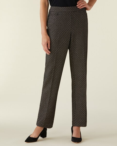 Diamond Jacquard Pants