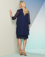 Sparkle Lace Jacket Dress - alt2