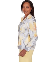 Alfred Dunner® Charleston Abstract Watercolor Jacket - alt4