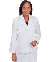 Alfred Dunner® Classic Fitted Blazer Jacket - White