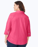 Foxcroft Paityn Essential Pinpoint Non-Iron Shirt - alt5