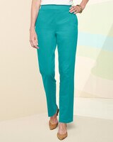 Comfort Stretch Pull-On Pants - Spring Teal