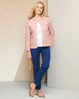 Soft Stretch Denim Jacket - alt2