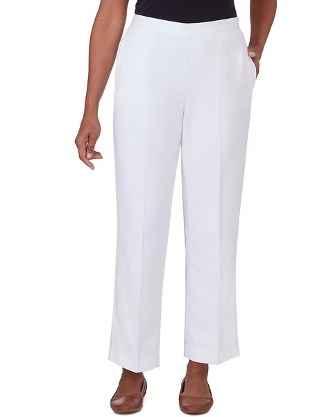 Alfred Dunner® Paradise Island Twill Average Length Pant