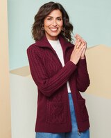 Cable Sweater Jacket - alt5