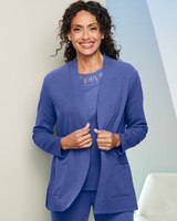 Soft Knit Cardigan - Ultramarine