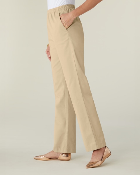 Classic Comfort® Straight Leg Pull-On Pants