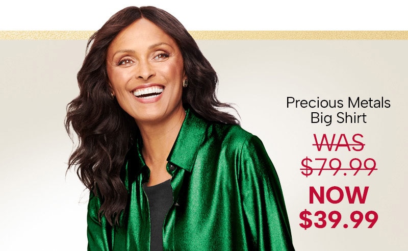 Precious Metals Big Shirt - was $79.99, now $39.99